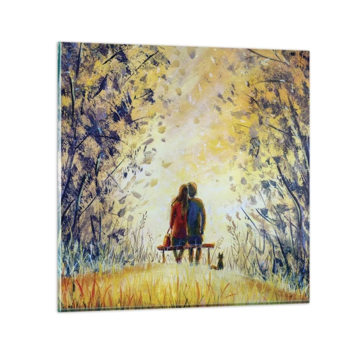 Tablou pe sticlă - Un moment magic - 30x30 cm