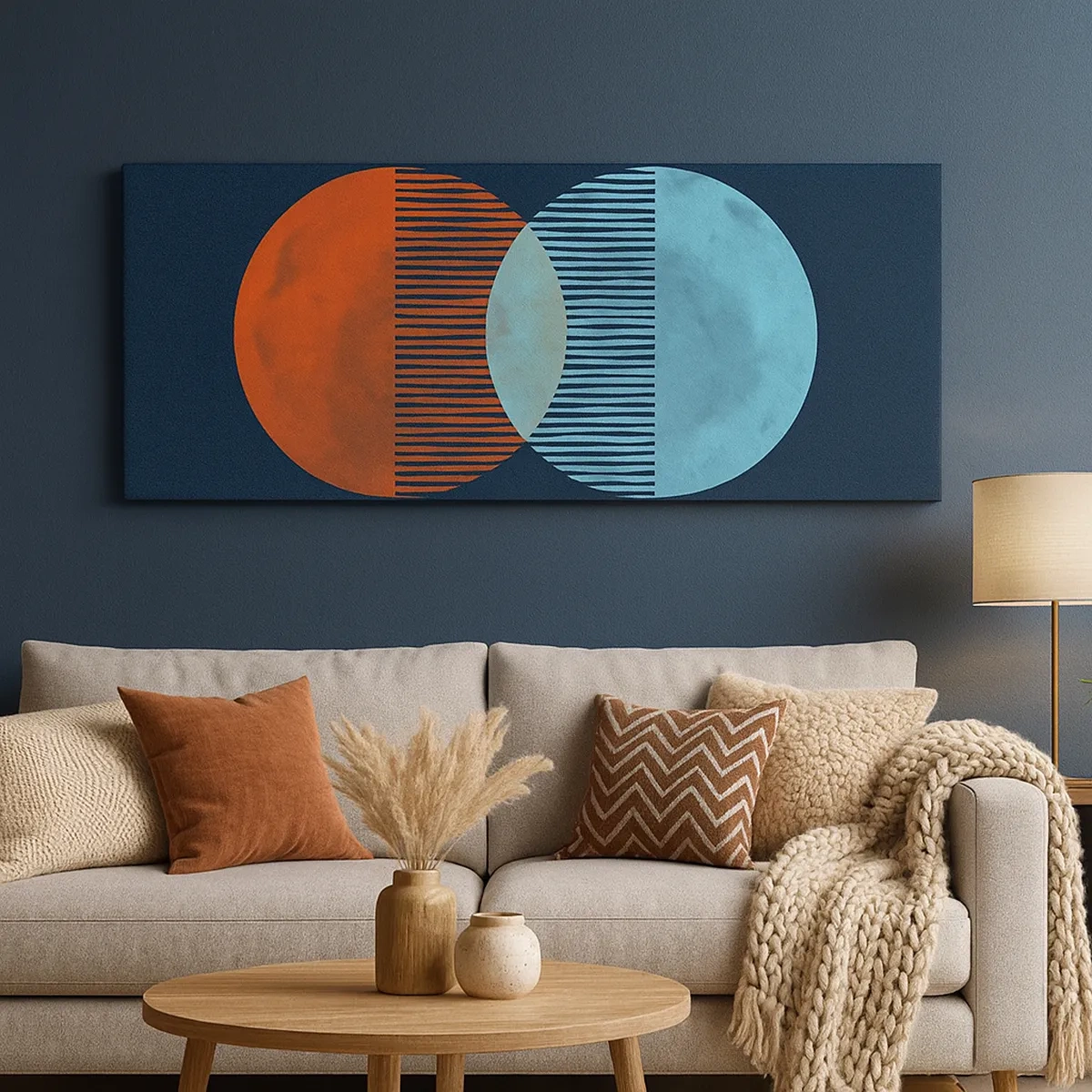 Tablou pe pânză - Fantezie astronomică - 30x30 cm