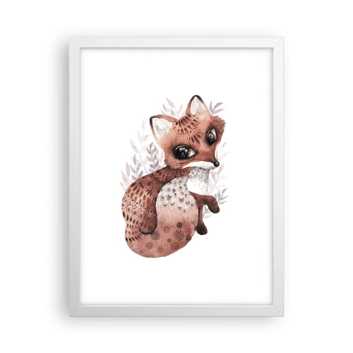 Poster în ramă albă - Doar iubire - 30x40 cm