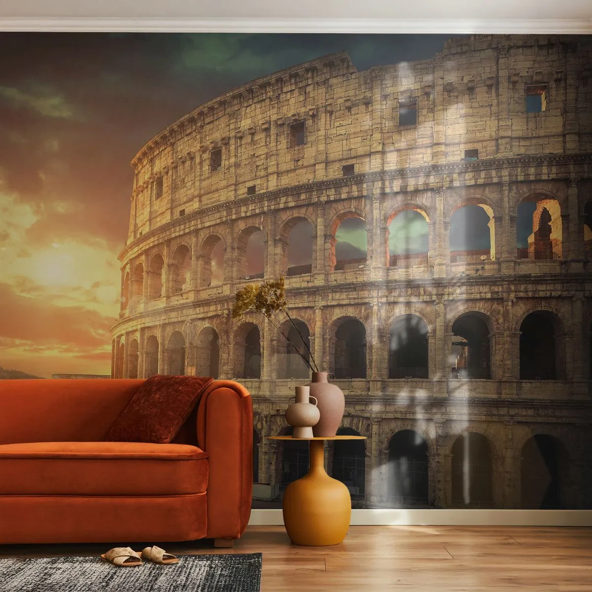 Tapet Standard Eco - Impresie colosală - Colosseum, Roma, Arhitectură - 200x140 cm