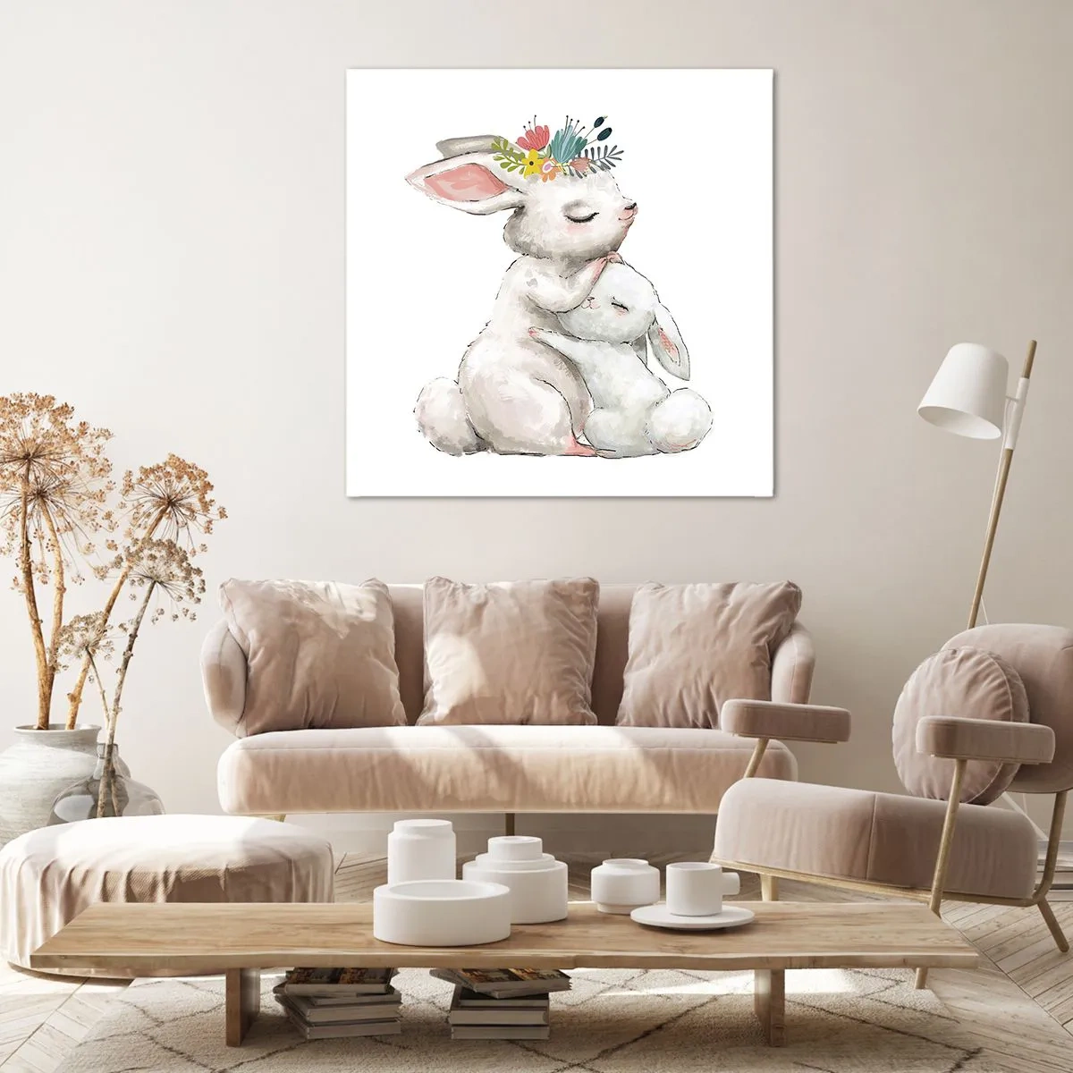 Tablou pe pânză - Ca la mama - 60x60 cm