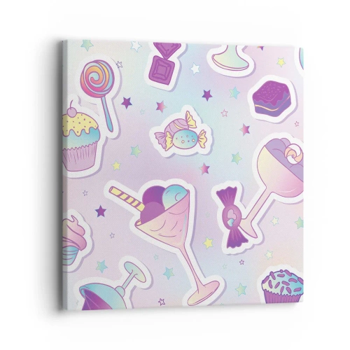 Tablou pe pânză - Să ai o zi de naștere în fiecare zi - 40x40 cm