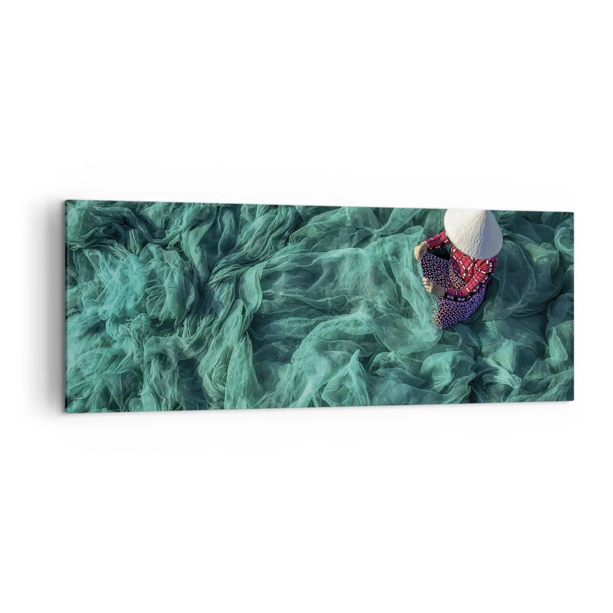 Tablou pe pânză - Într-o mare de rețea - 140x50 cm
