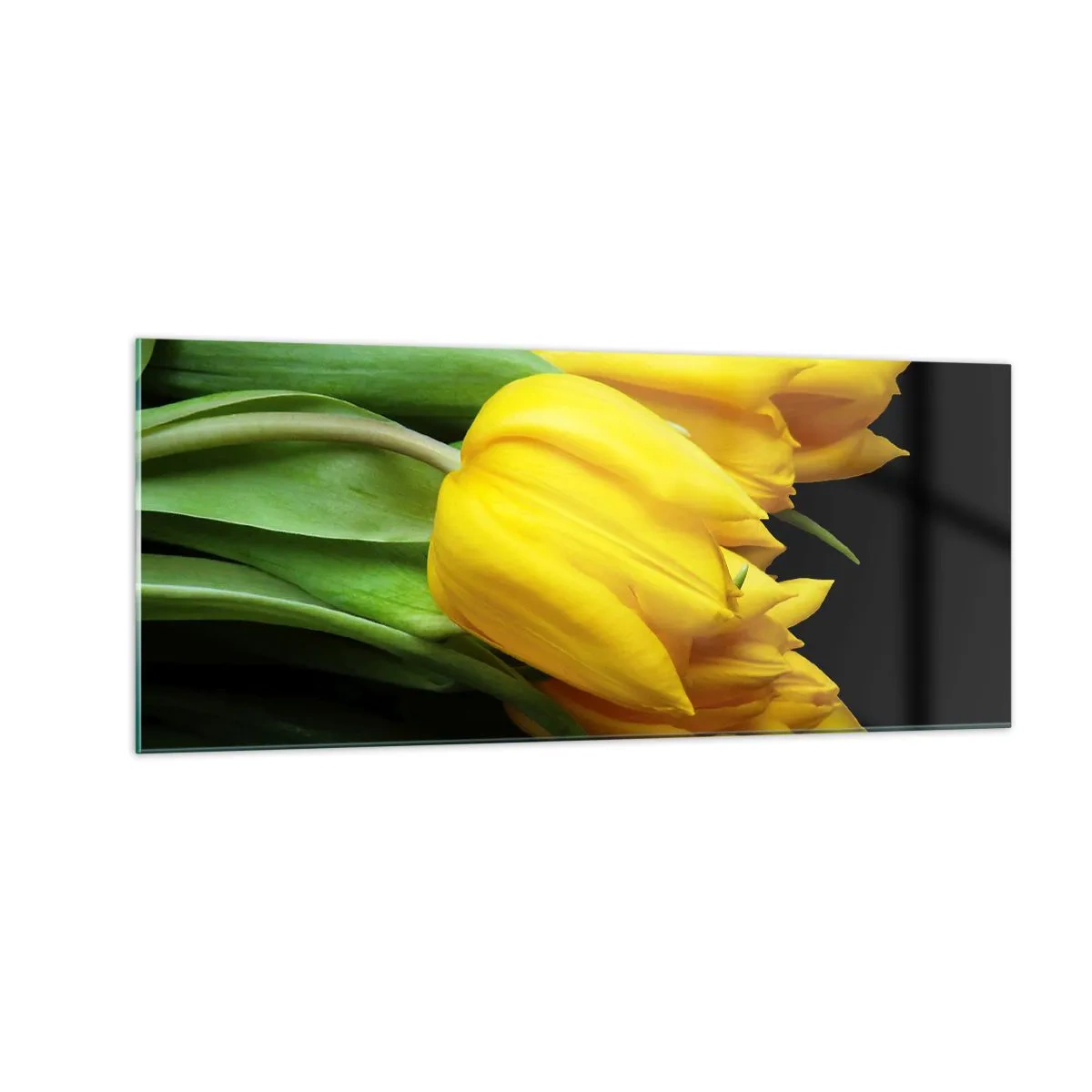 Tablou pe sticlă - Răsărind din soarele pur - 100x40 cm