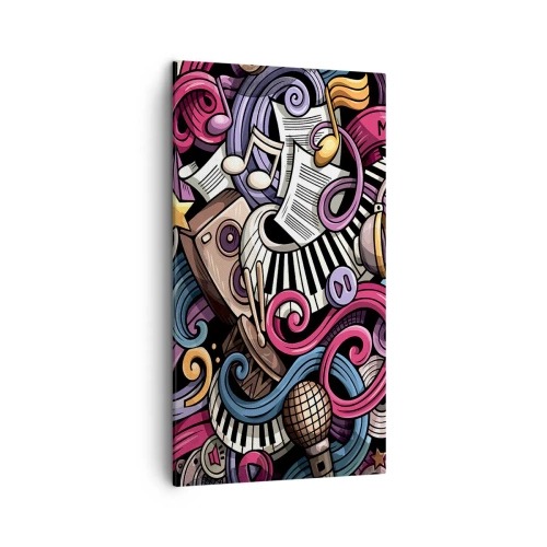 Tablou pe pânză - Melodie complicată - 45x80 cm