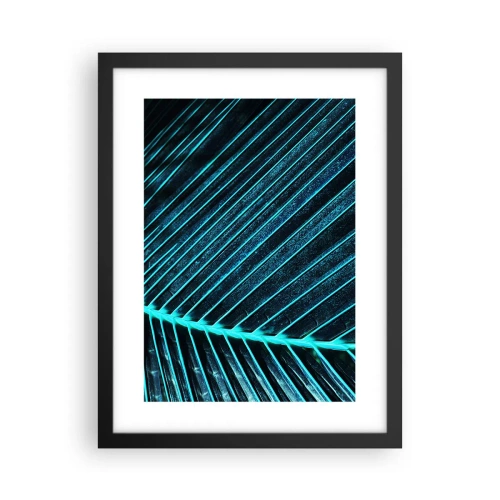 Poster în ramă neagră - Textura verdelui - 30x40 cm