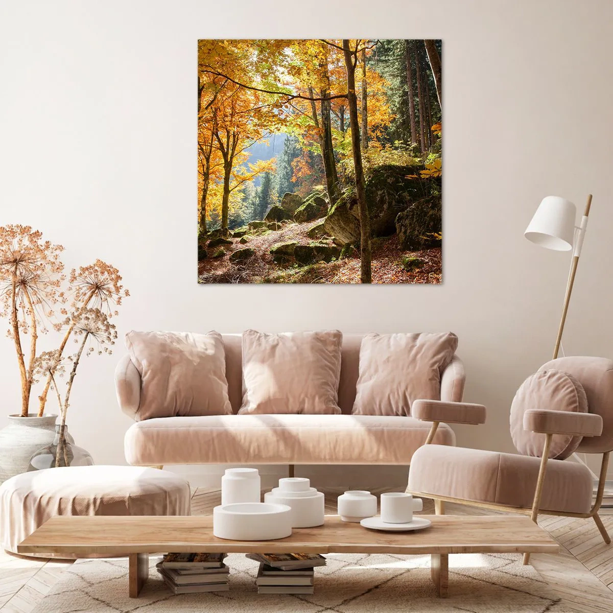 Tablou pe pânză - Timp de relaxare - 70x70 cm