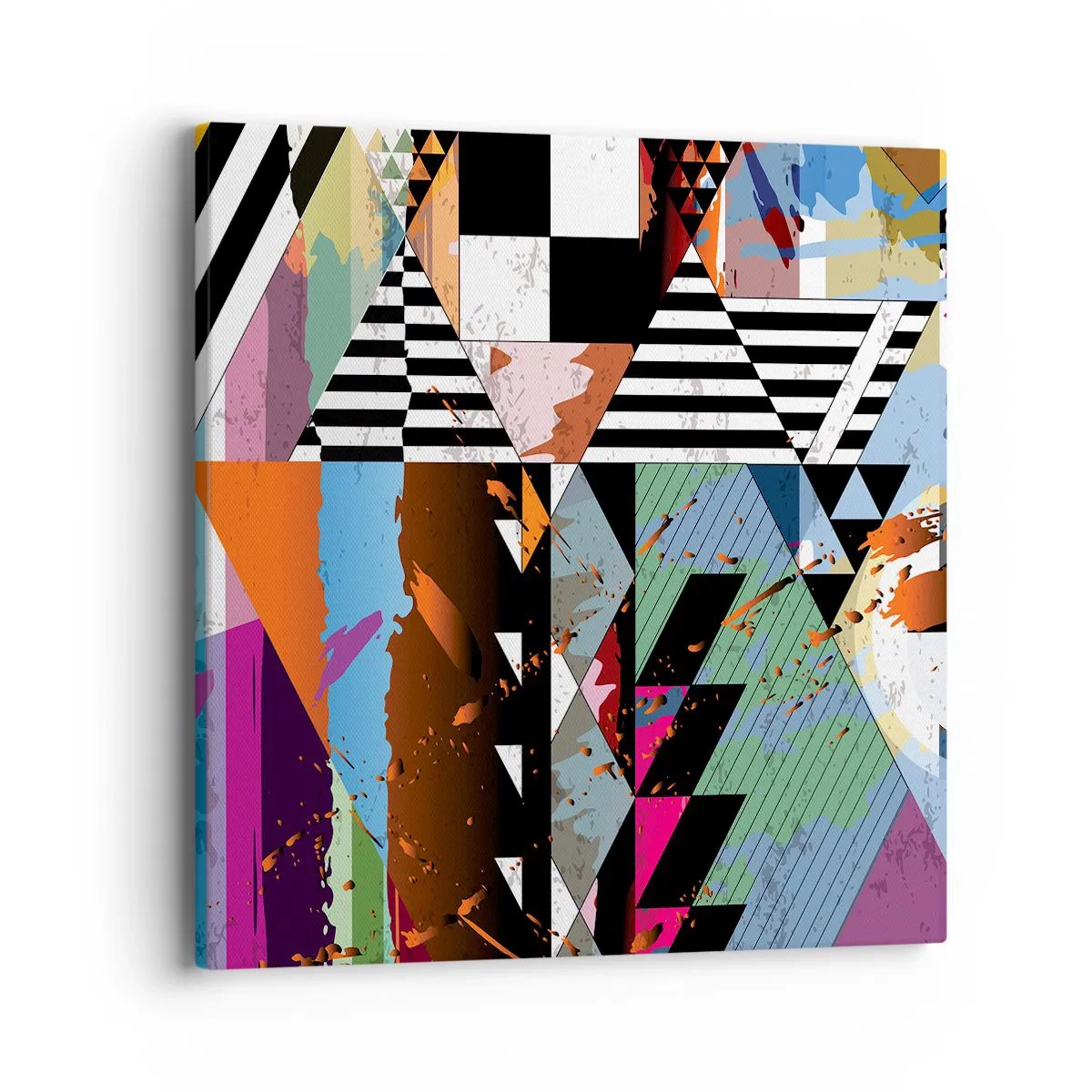 Tablou pe pânză - Geometric și organic - 40x40 cm