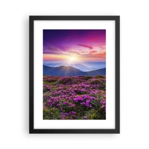 Poster în ramă neagră - Ierburile proaspete miroseau puternic - 30x40 cm