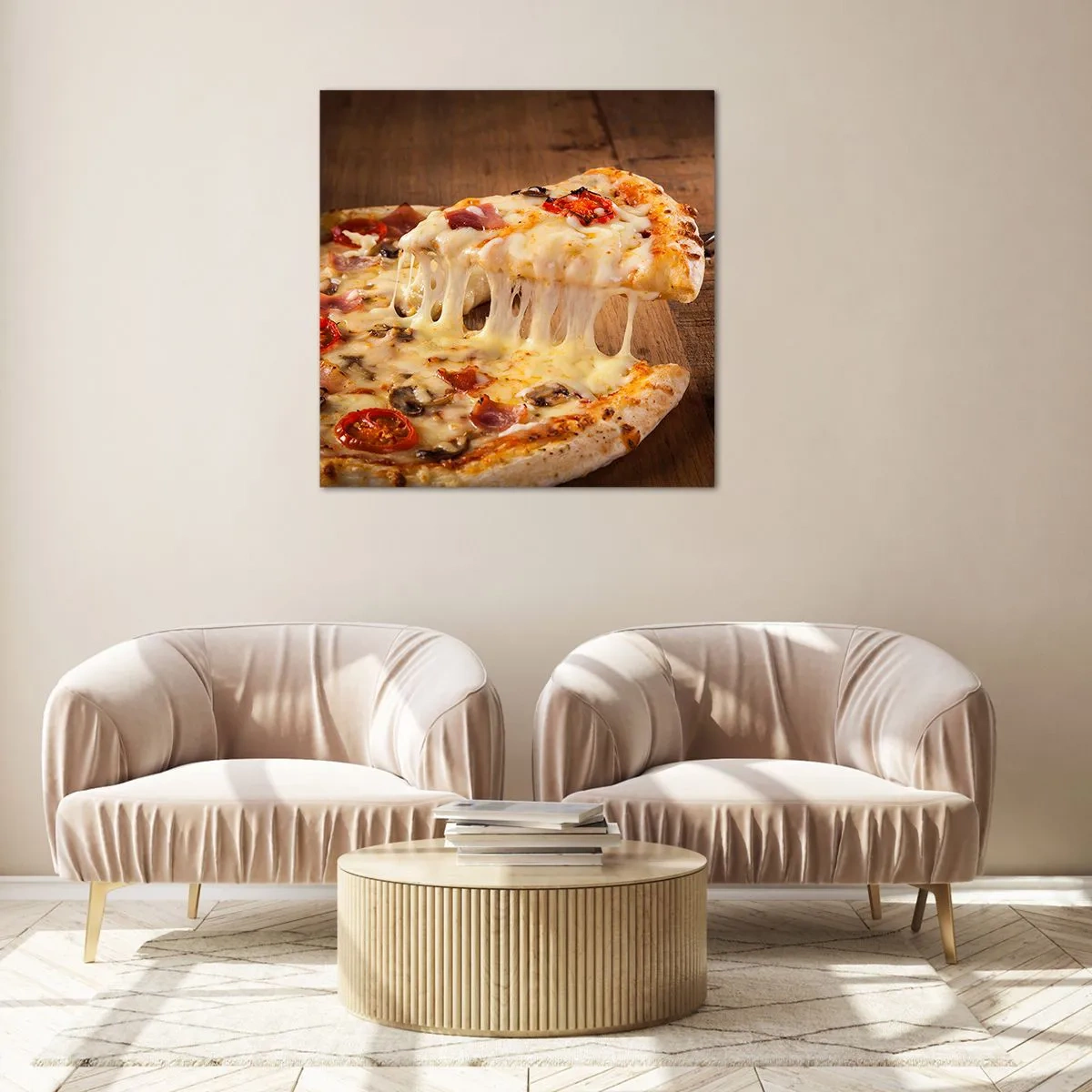 Tablou pe sticlă - O capodoperă a artei italiene - 50x50 cm