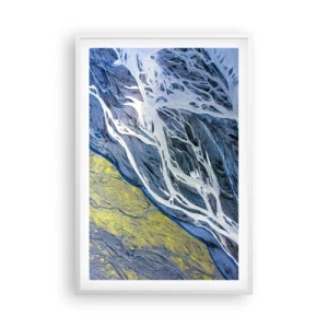 Poster în ramă albă - Picturi din natură - 61x91 cm