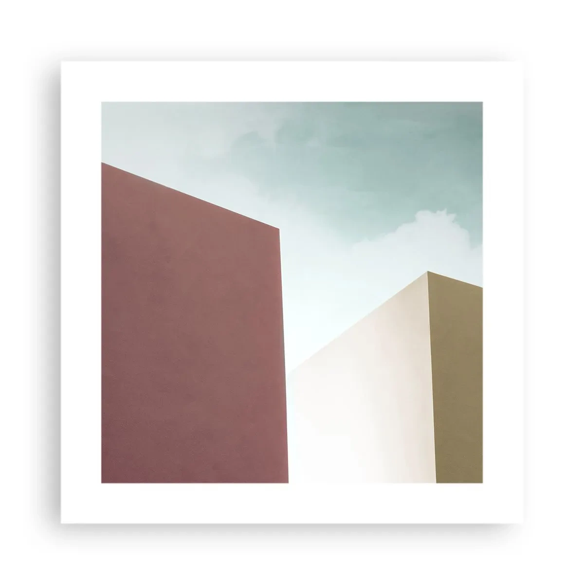 Poster - Geometria unei veri însorite - 40x40 cm