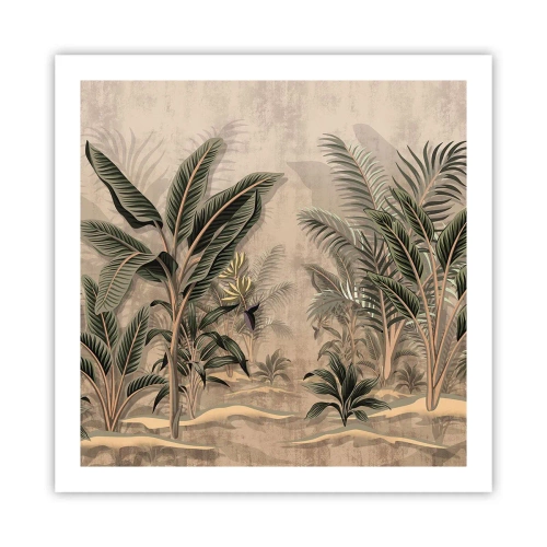 Poster - Gravură în stil colonial - 60x60 cm