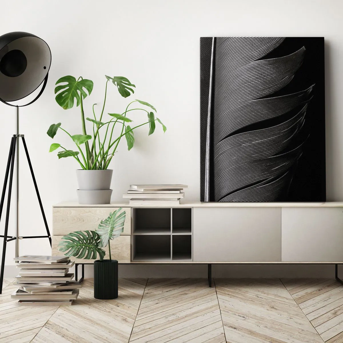 Tablou pe pânză - Pana - o construcție minunată - 65x120 cm