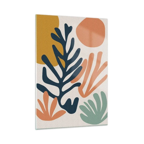 Tablou pe sticlă - Mări de corali - 50x70 cm