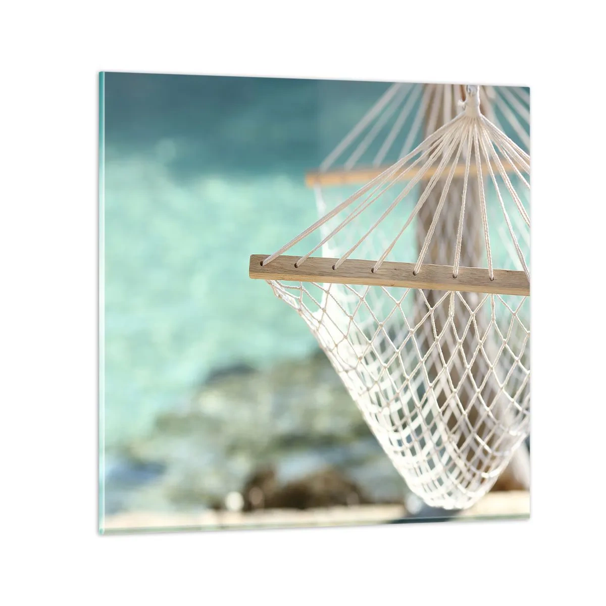Tablou pe sticlă - Timp de relaxare - 40x40 cm