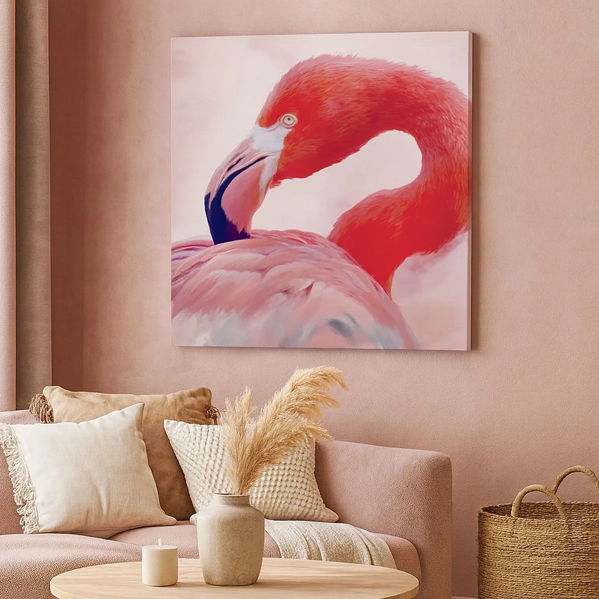 Tablou pe pânză - Frumusețea păsărilor - 30x30 cm