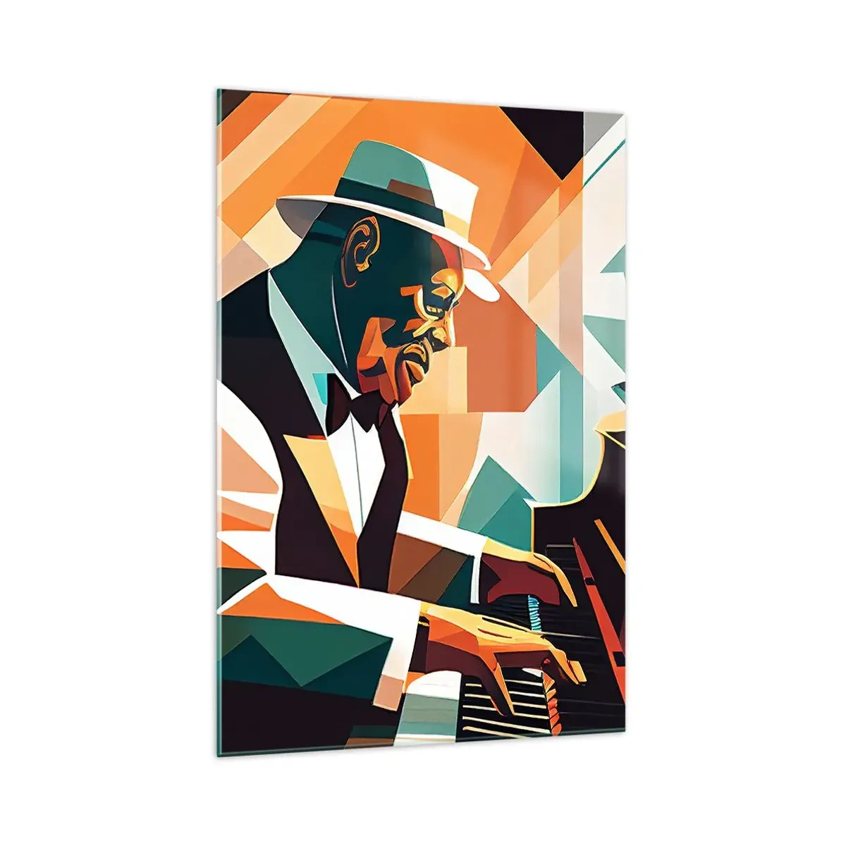 Tablou pe sticlă - Numai jazz - 70x100 cm