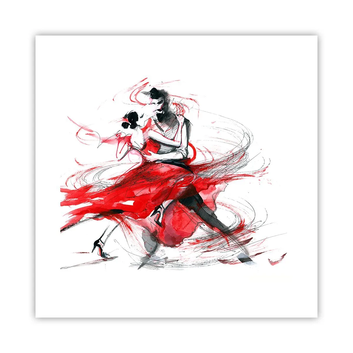 Poster - Tango - ritmul pasiunii - 40x40 cm