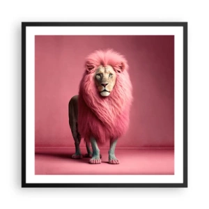 Poster în ramă neagră - Și nu-ți mai este frică - 60x60 cm