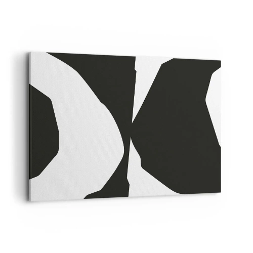 Tablou pe pânză - Pozitiv -negativ - 100x70 cm