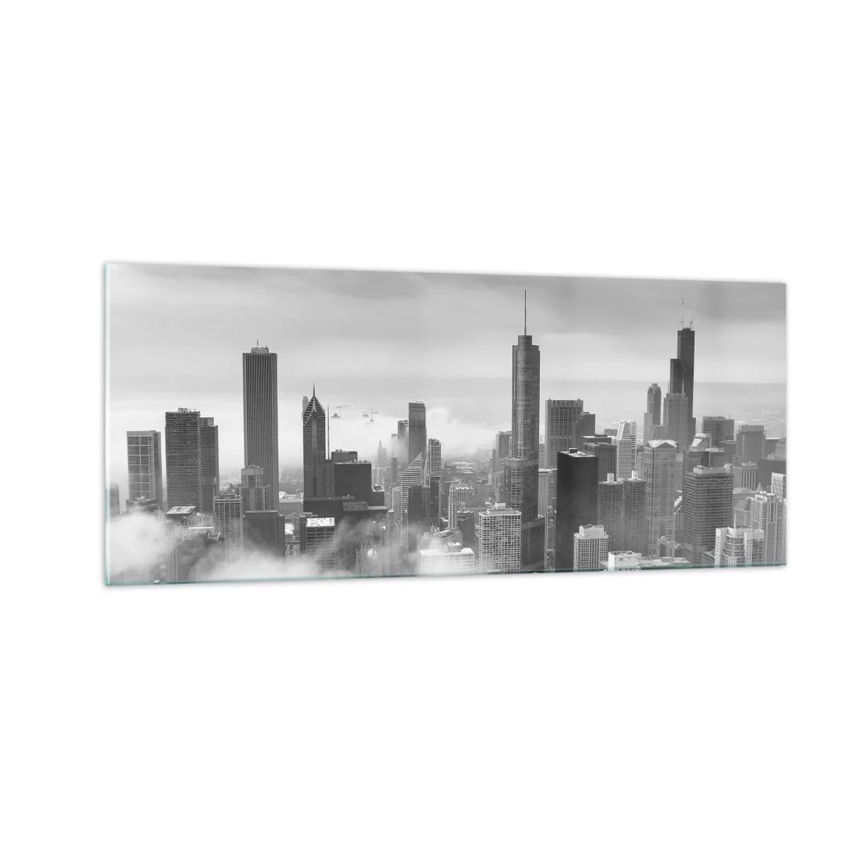 Tablou pe sticlă - Peisaj american - 100x40 cm