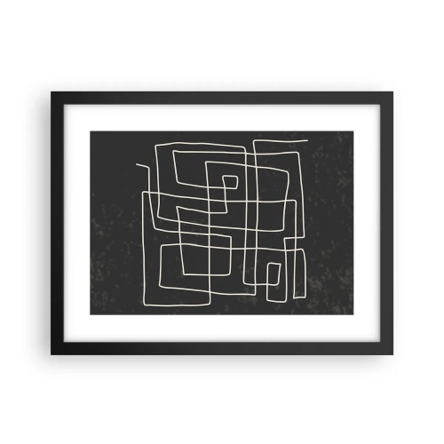 Poster în ramă neagră - Nu atât de simplu - 40x30 cm