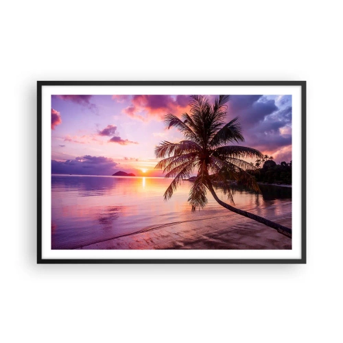 Poster în ramă neagră - Euforie până la orizont - 91x61 cm