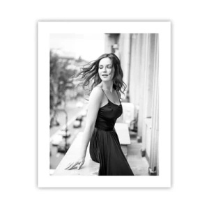 Poster - Cu siguranță e o fată pariziană - 40x50 cm