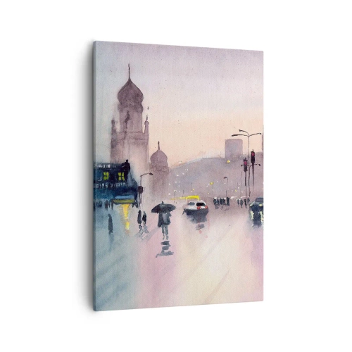 Tablou pe pânză - Într-o ceață ploioasă - 50x70 cm