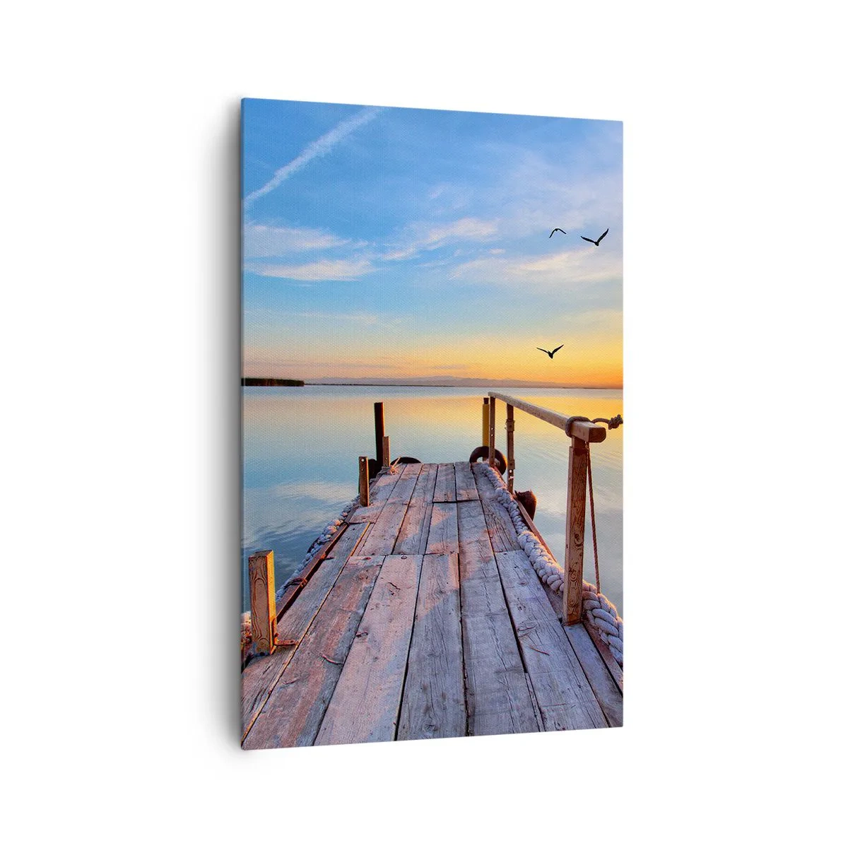 Tablou pe pânză - Mergând înainte spre soare - 80x120 cm