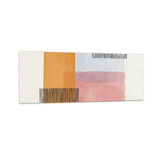 Tablou pe sticlă - Din colț în colț - 140x50 cm