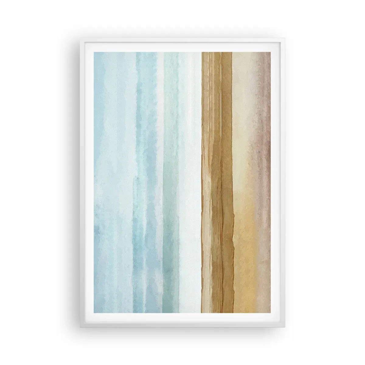 Poster în ramă albă - Serenitate - 70x100 cm