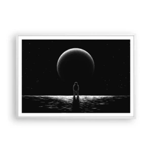 Poster în ramă albă - Față în față - 100x70 cm