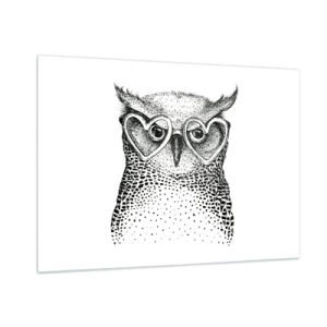 Tablou pe sticlă - Cu înțelepciune și dragoste - 100x70 cm