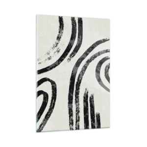 Tablou pe sticlă - Pe jumătate oprit - 50x70 cm