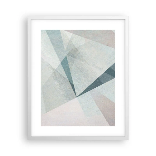 Poster în ramă albă - Calm și totuși dinamic - 40x50 cm