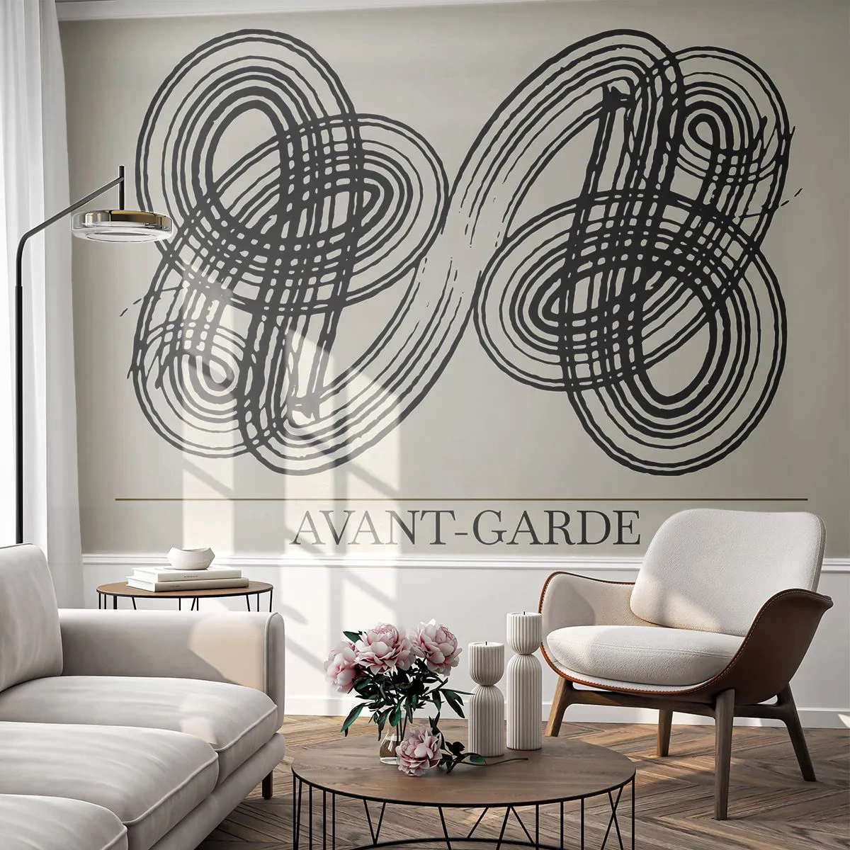 Tapet Premium Canvas - A apărut spontan - Minimalism, scandinav, Scris - 200x140 cm