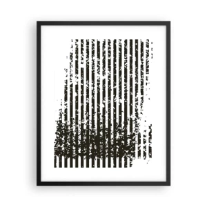 Poster în ramă neagră - Ritm și zgomot - 40x50 cm