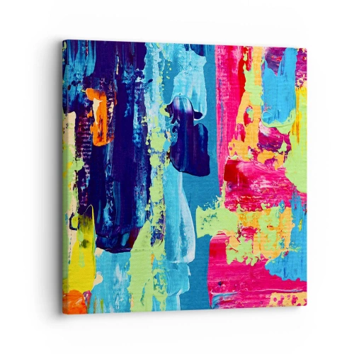 Tablou pe pânză - Viața este frumoasă! - 30x30 cm