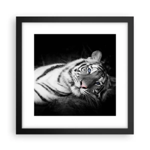 Poster în ramă neagră - Sălbăticie și pace - 30x30 cm