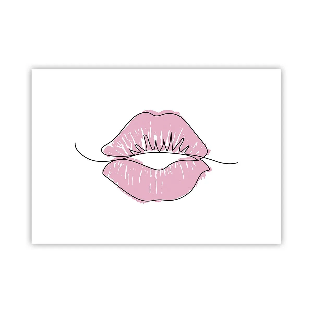 Poster - Vrei un sărut? - 100x70 cm