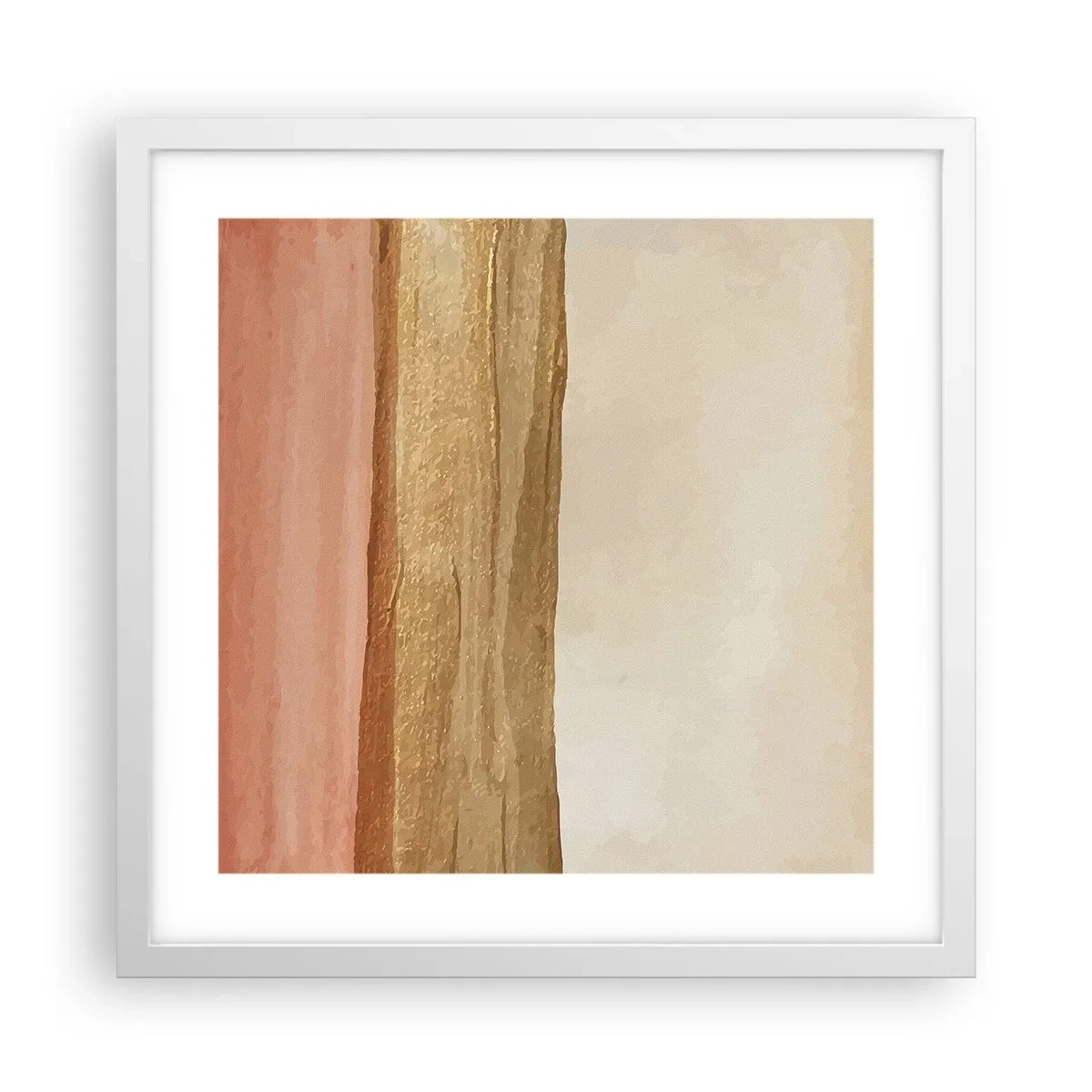 Poster în ramă albă - Compoziție verticală - 40x40 cm