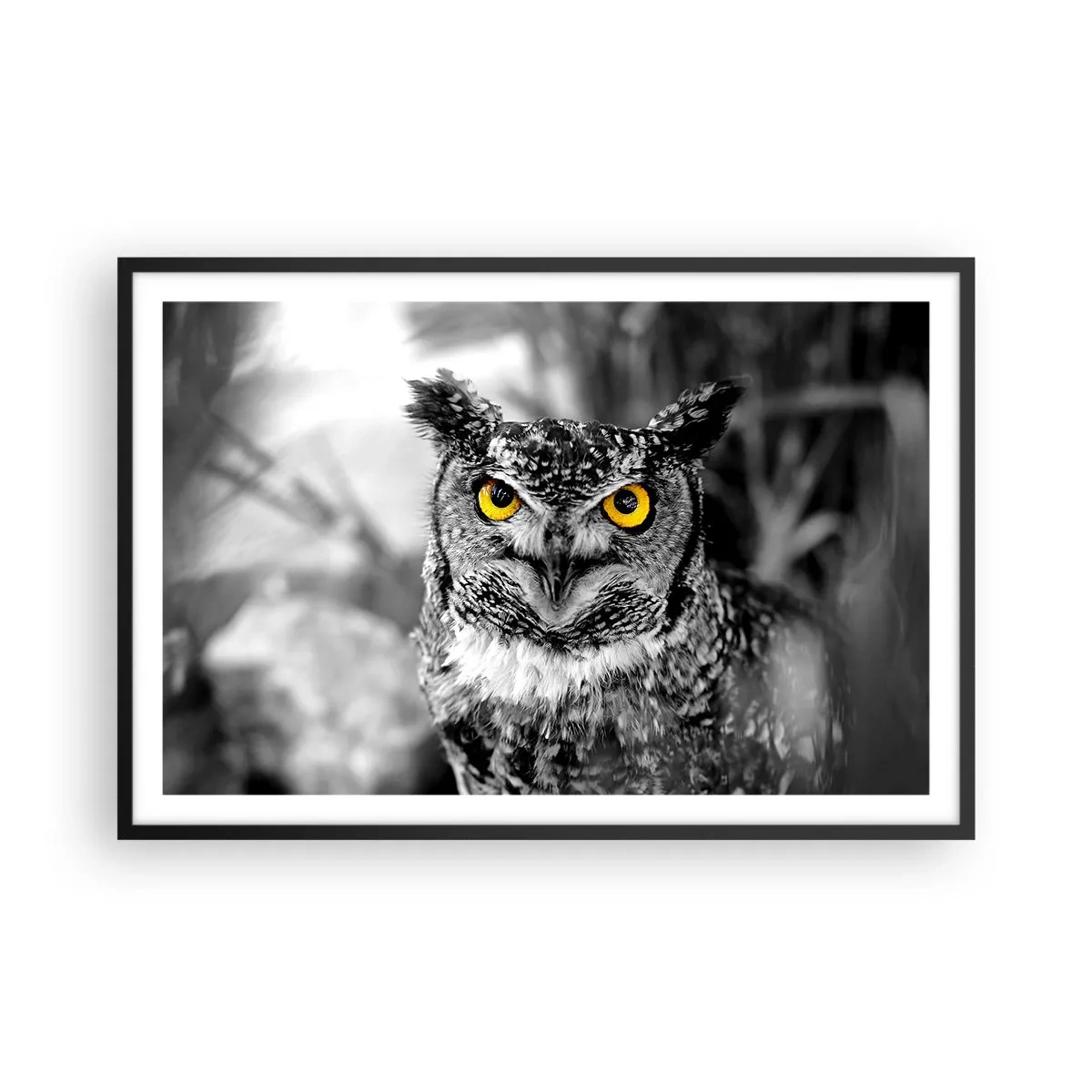Poster în ramă neagră - Nimic nu poate fi ascuns - 91x61 cm
