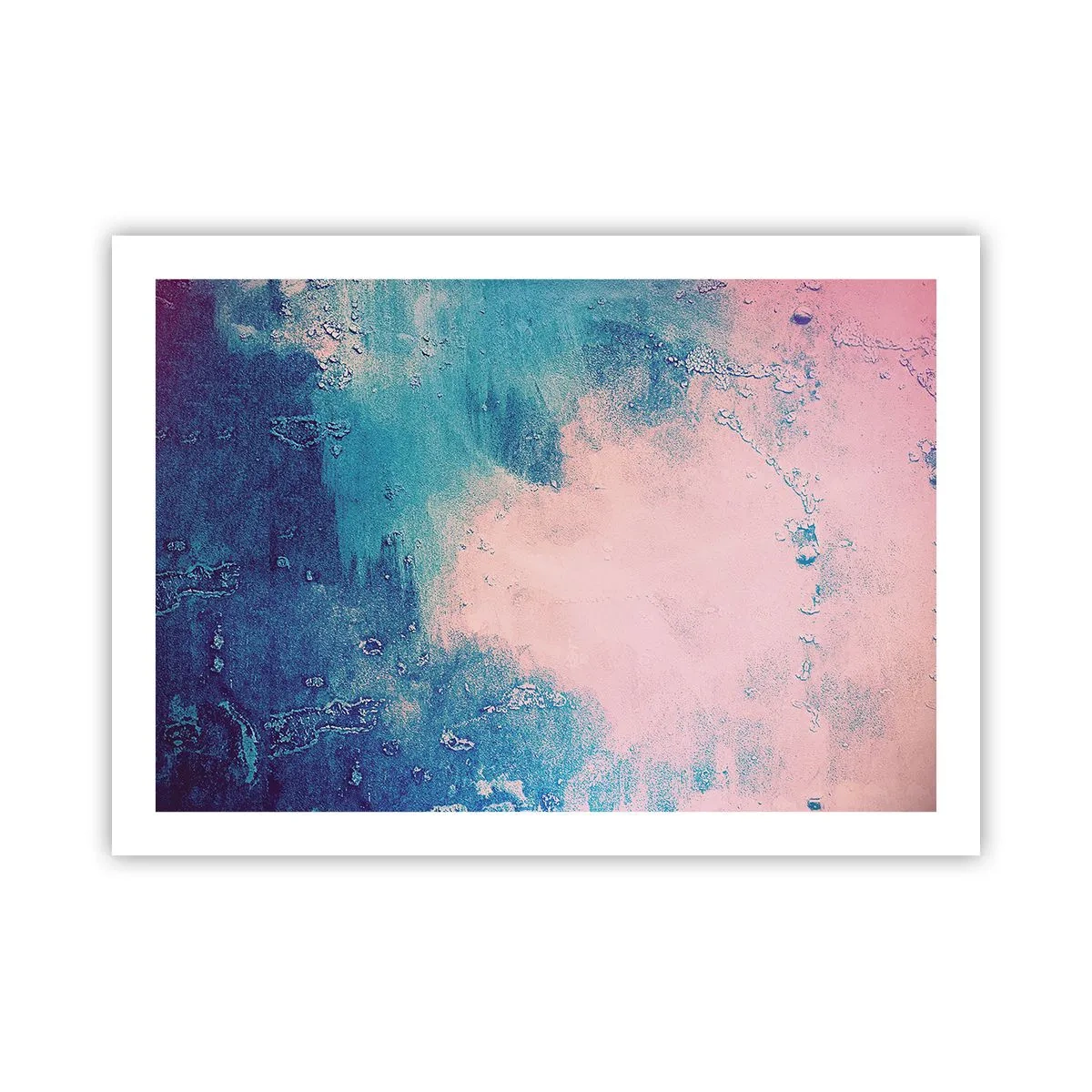 Poster - Îmbrățișare albastră - 70x50 cm