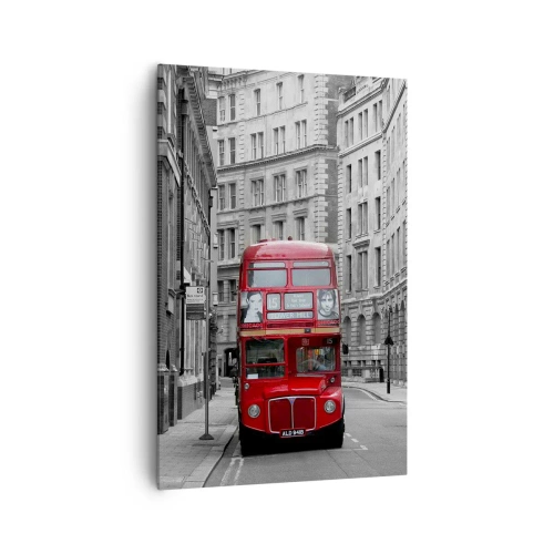 Tablou pe pânză - Viața de zi cu zi nu trebuie să fie gri - 80x120 cm