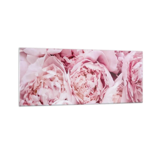 Tablou pe sticlă - Îmbrățișate și parfumate - 100x40 cm