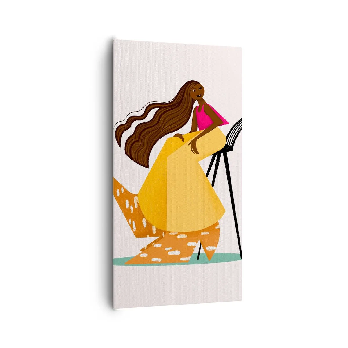 Tablou pe pânză - Moda este distractivă - 65x120 cm