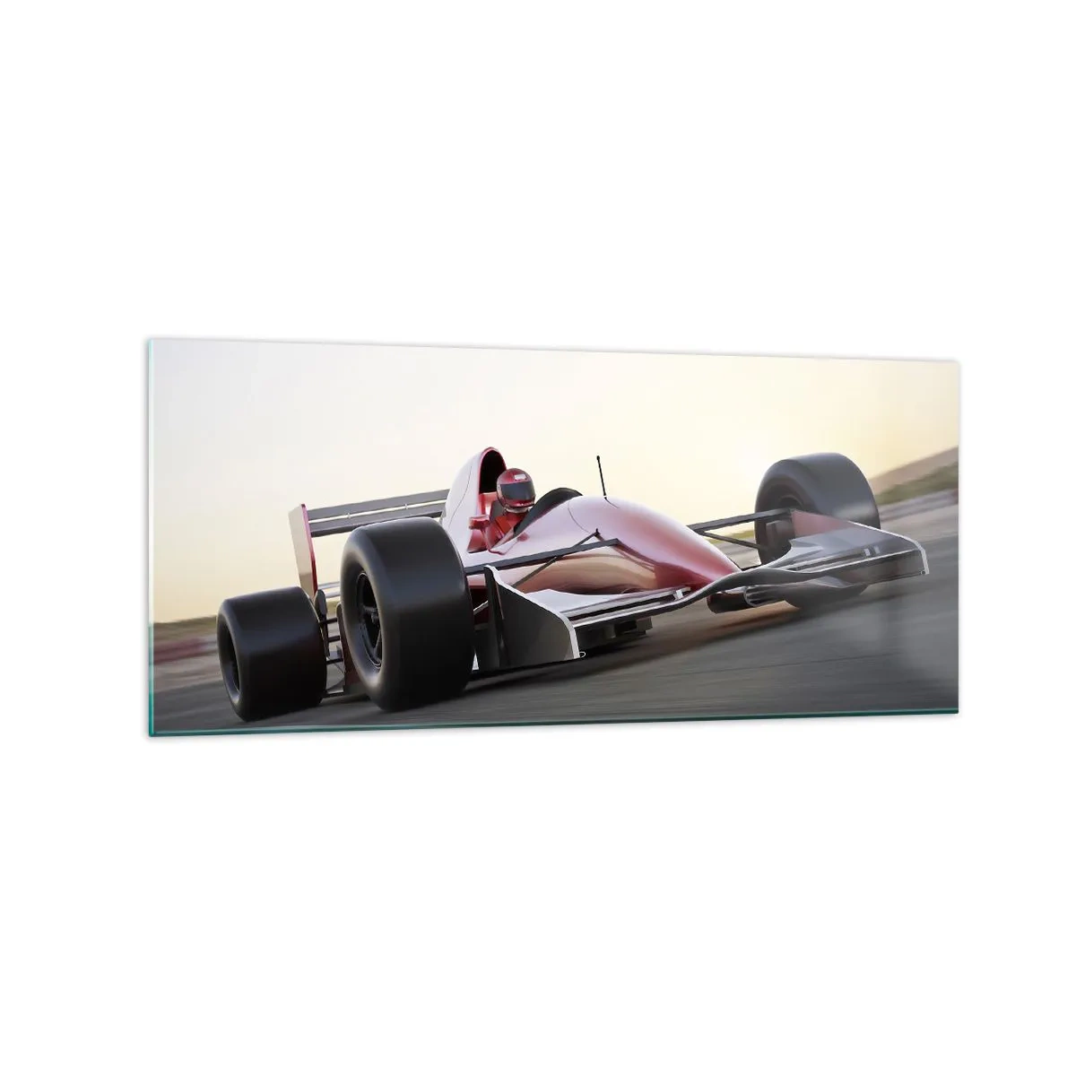 Tablou pe sticlă - Întotdeauna un câștigător - 120x50 cm