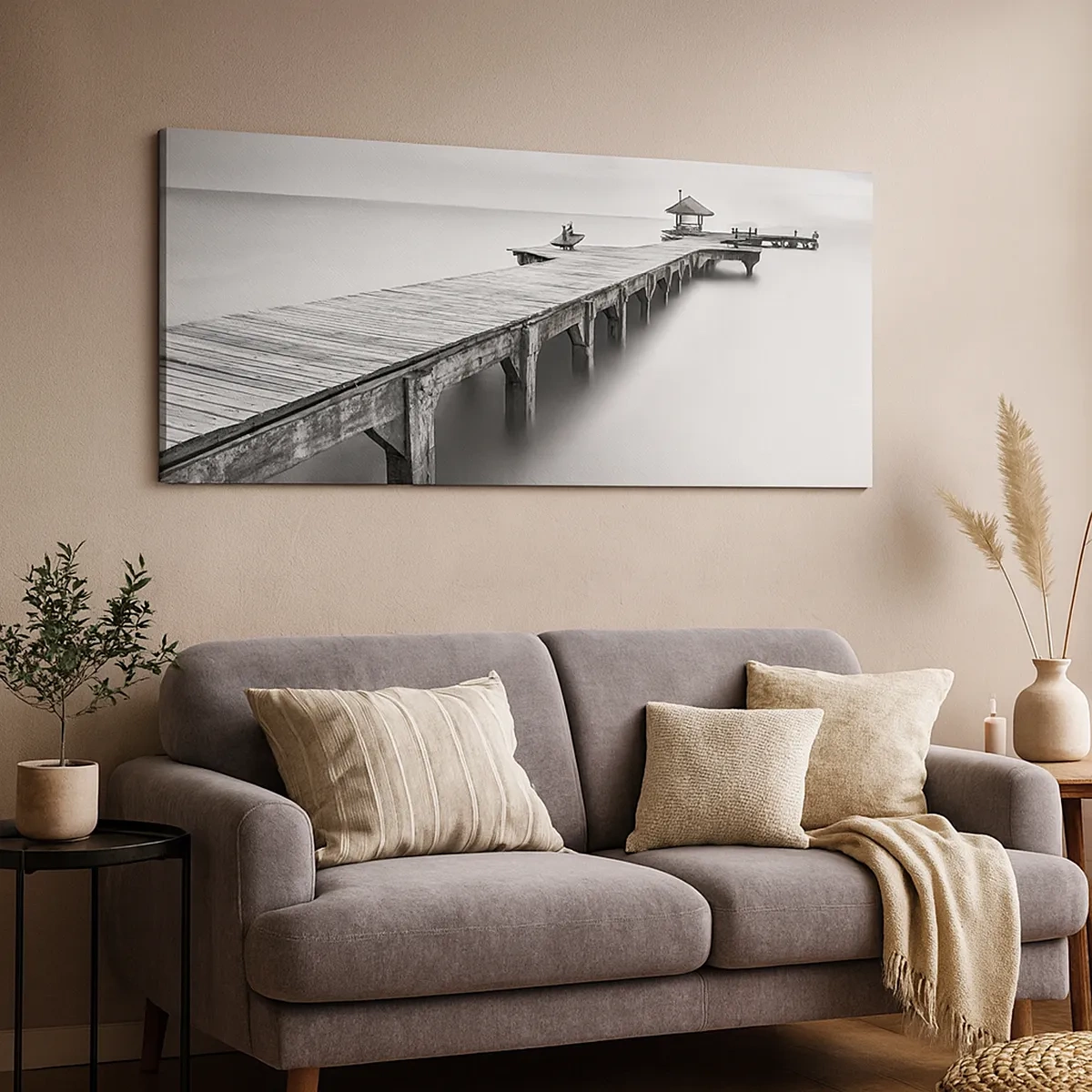 Tablou pe pânză - În depărtare - 30x30 cm